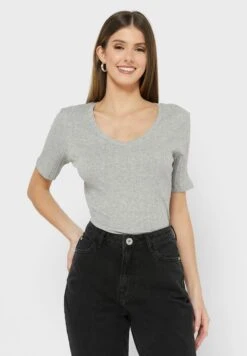 V-Neck Embroidered Kurti