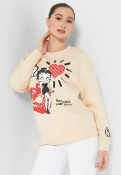 Betty Boop Round Neck Sweatshirt