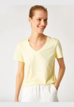 Koton V Neck Short Sleeve Basic T-Shirt