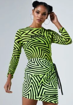 Nicce Vortex Ruched T-Shirt