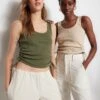 Trendyol 2 Pack Ribbed Tank Top