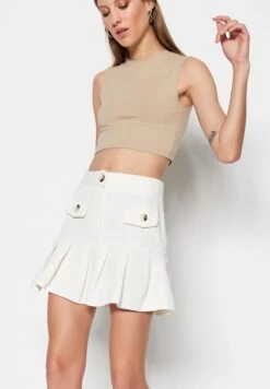 Trendyol Pocket Detail Pleated Skirt