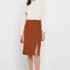 Koton Button Detail Pencil Skirt
