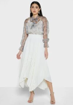 Plisse High Waist Skirt