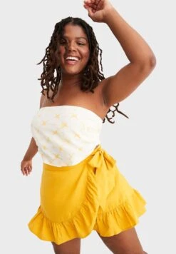 Aerie Tie Waterfall Trim Skirts