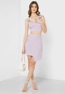 High Waist Wrap Skirt