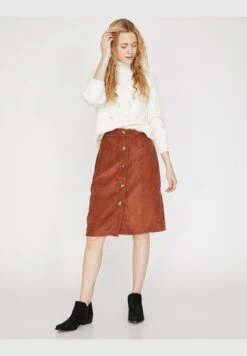 Koton Button Detailed Skirt