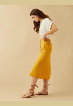 Koton Button Front Midi Skirt