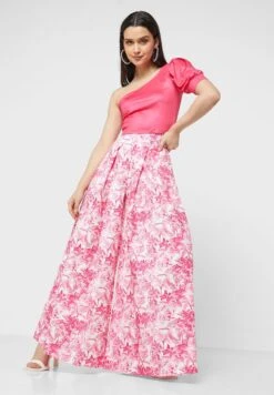 Printed Flared Pants & Top Set