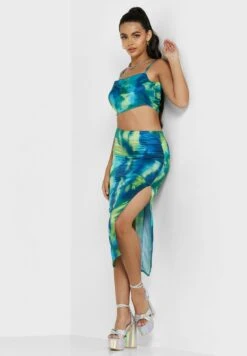 Public Desire Tie Dye Bodycon Skirt
