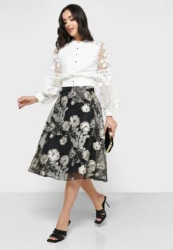Floral Printed Skirt