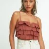 Trendyol Layered Ruffle Crop Top