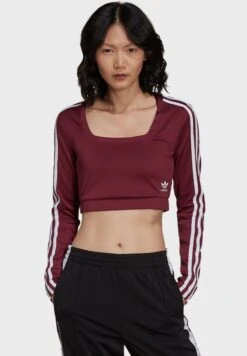 Adidas Originals 3 Stripe Cropped Top