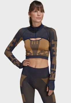 Adidas X Karlie Kloss Long Sleeve Knit Crop Top