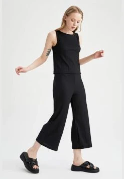 DeFacto Elasticated Waist Crop Culottes