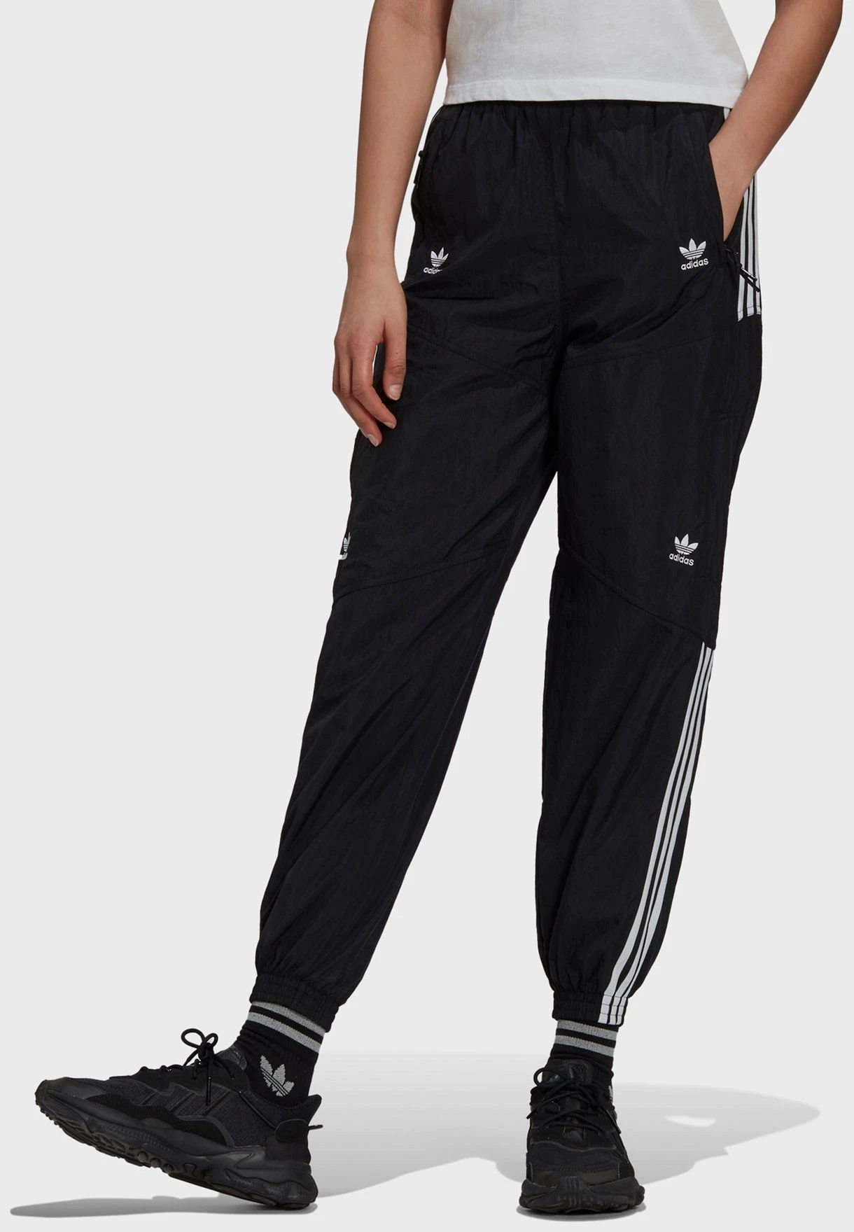 Adidas Originals 3 Stripes Cuffed Sweatpants 1 Adidas Originals 3 Stripes Cuffed Sweatpants