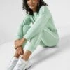 Contrast Side Paneled Sweatshirt Joggers Set