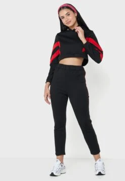 Contrast Side Panel Hoodie Joggers Set