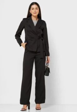 ELLA Side Tie Detail Blazer & Pant Set