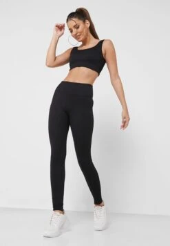 Ribbed Crop Top & Legging Set