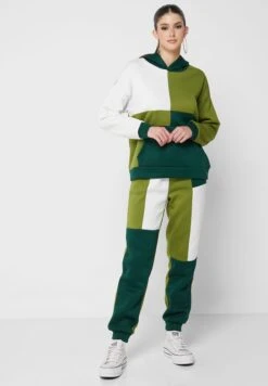Color Block Hoodie & Jogger Set