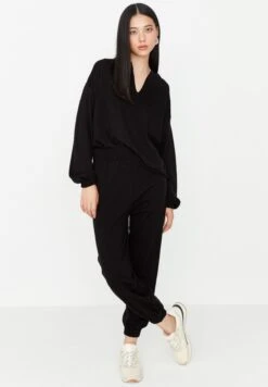 Trendyol Puff Sleeve Top & Pants Set