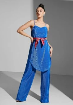 Pleated Tunic With Pants