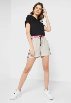 Belted Pocket Detail Shorts