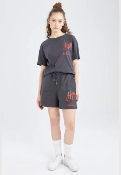 Asymetrical Hem Printed Tunic