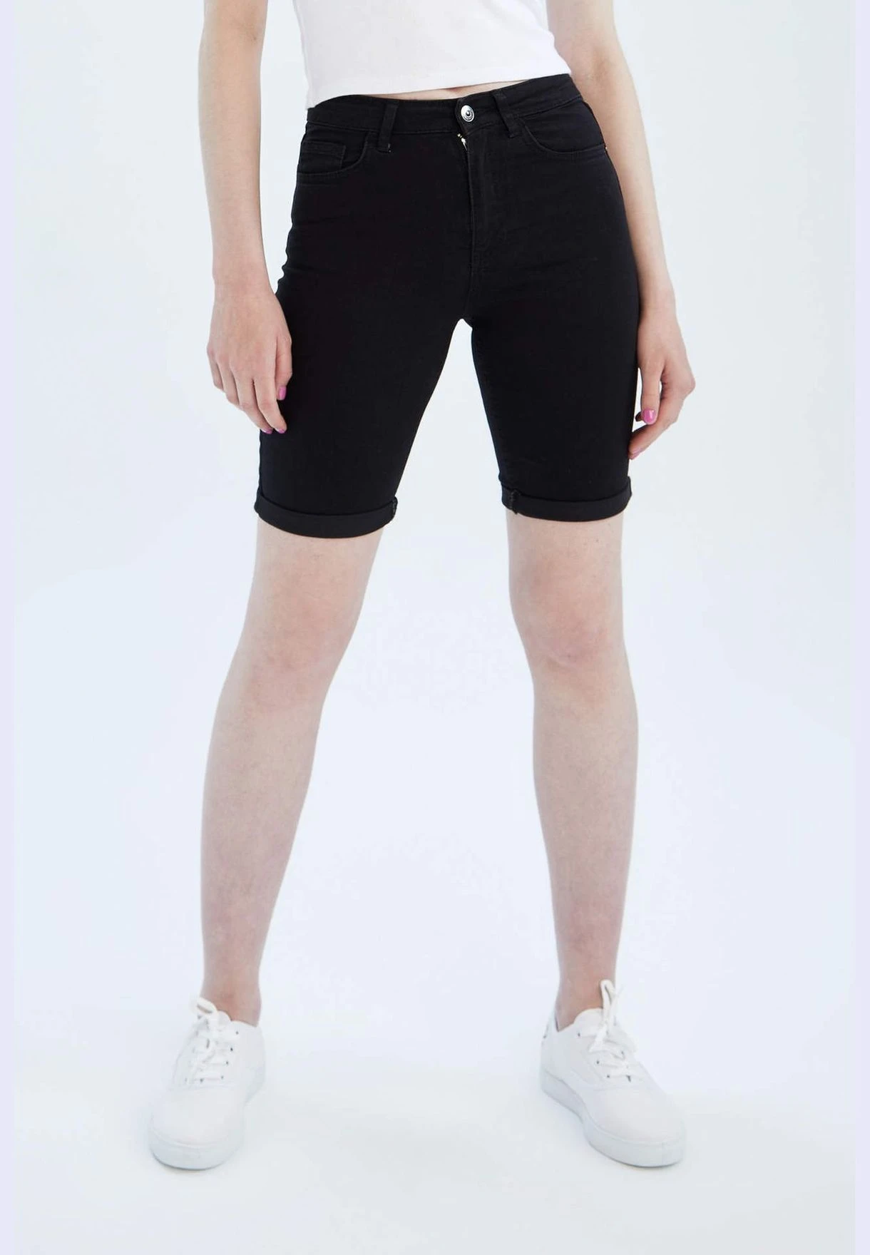DeFacto Basic Crop Jean Shorts 1 DeFacto Basic Crop Jean Shorts