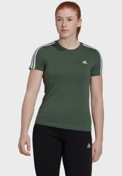 ADIDAS 3 Stripe Logo T-Shirt