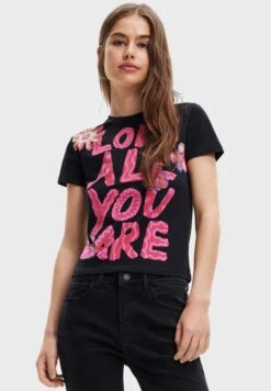 Mirror Embroidered Crop Top