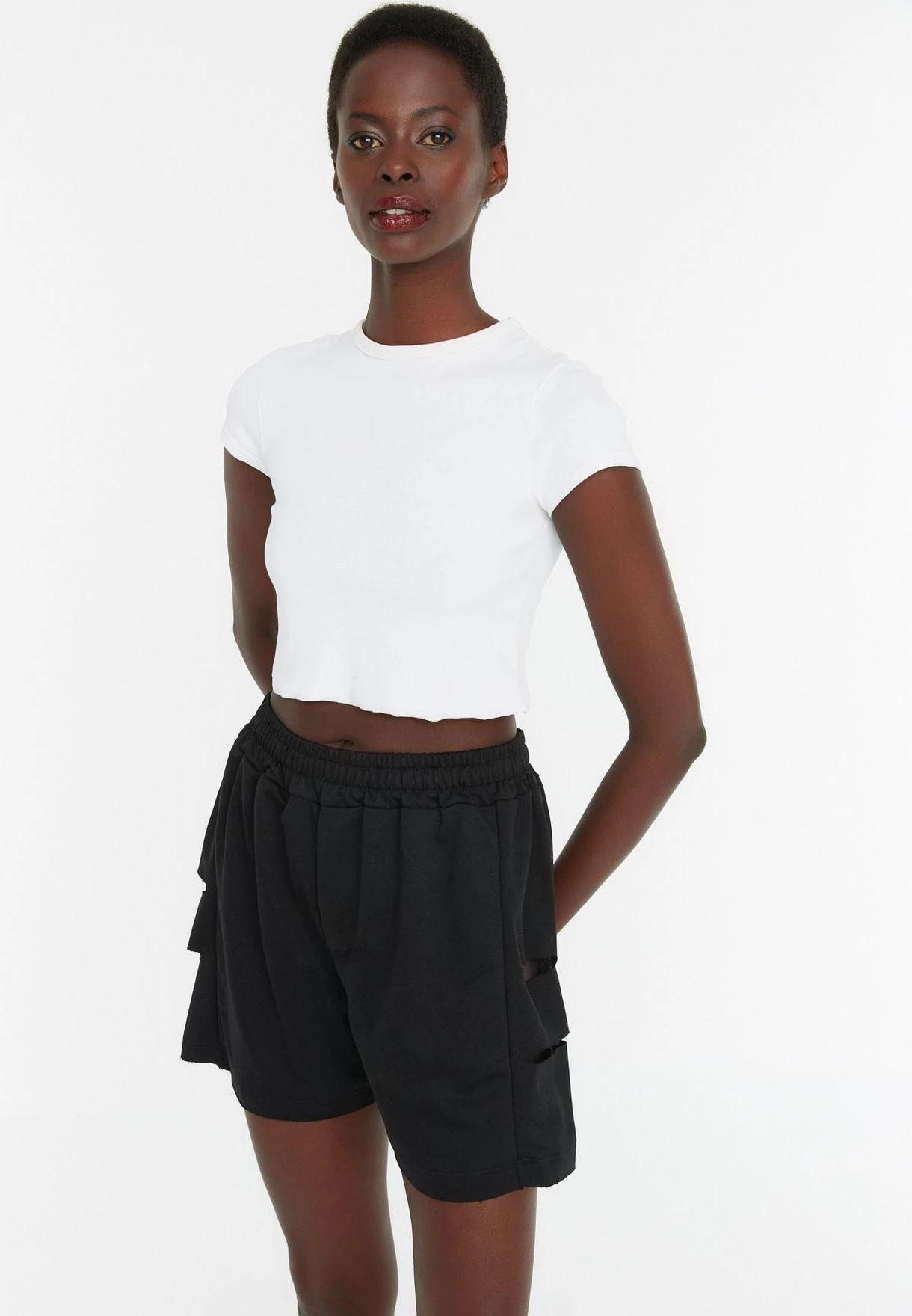 11:11 Houndstooth Print Detail Top 2 11:11 Houndstooth Print Detail Top - Image 2