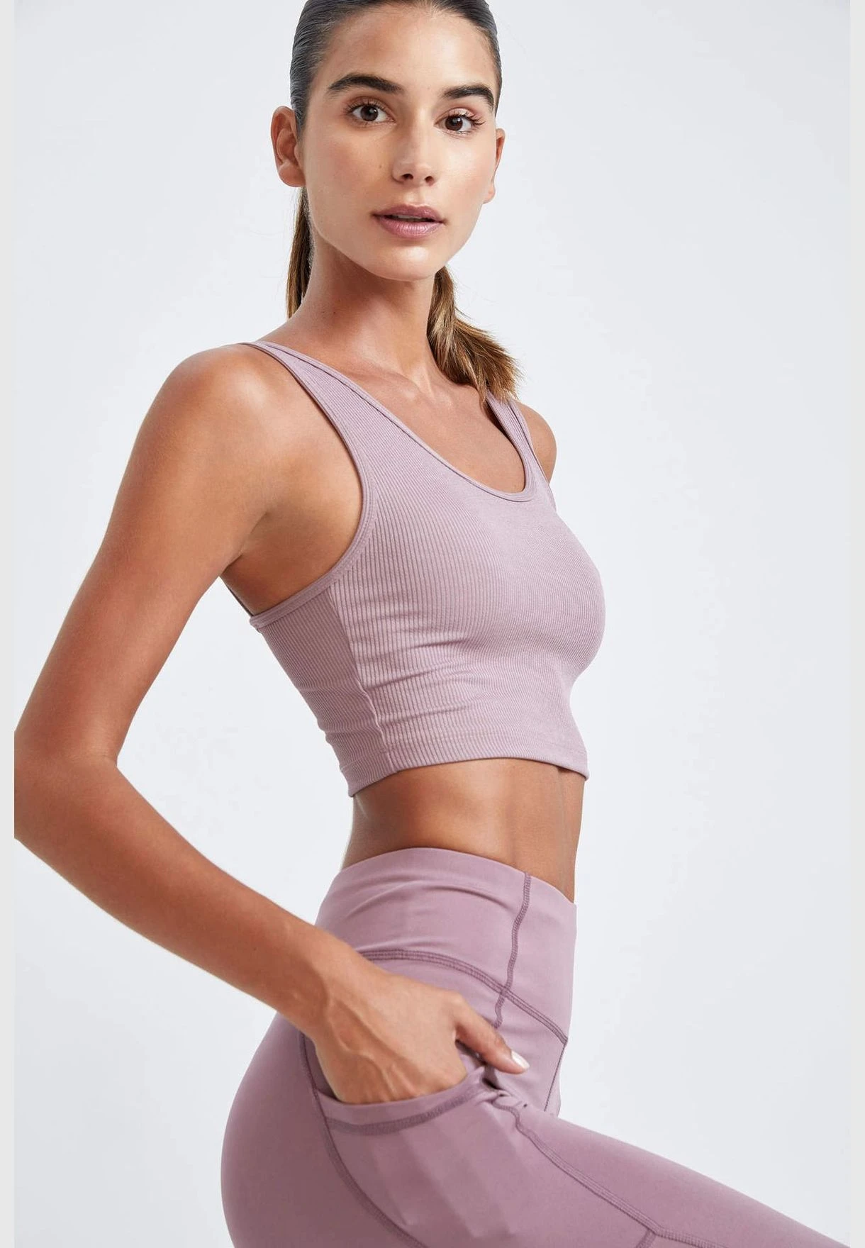 Plunge Neck Bodycon Dress 3 Plunge Neck Bodycon Dress - Image 3