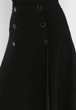 Little Mistress Button Detail Wrap Skirt -Minique Fashion Store 3 zoom desktop 1357