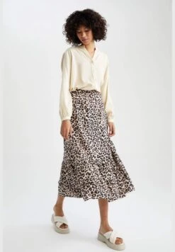 DeFacto Leopard Print Maxi Skirt -Minique Fashion Store 3 zoom desktop 1369