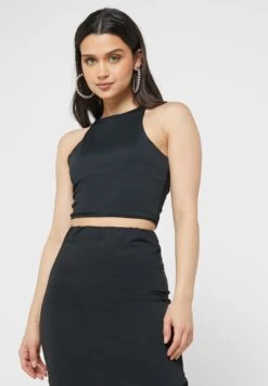 Solid Skirt Set With Ruching -Minique Fashion Store 3 zoom desktop 1612