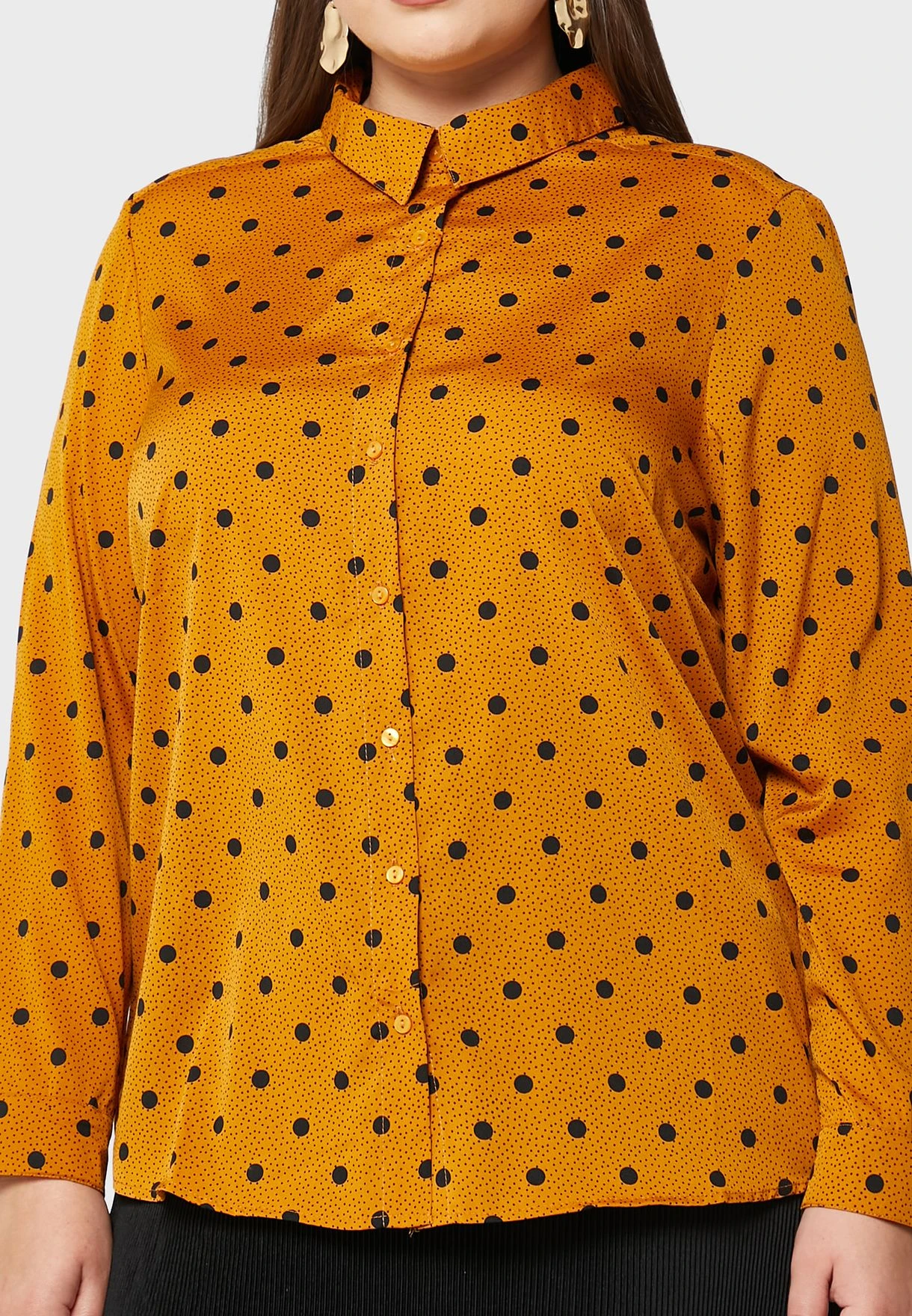 BRAVE SOUL Polka Dot Blouse 3 BRAVE SOUL Polka Dot Blouse - Image 3