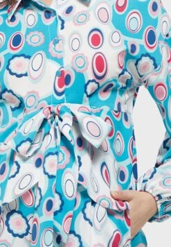 Balloon Sleeve Printed Shirt -Minique Fashion Store 3 zoom desktop 1914