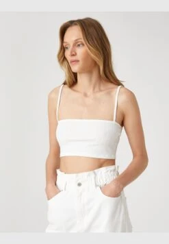 Koton Crop Tank Top Thin Strappy -Minique Fashion Store 3 zoom desktop 2143