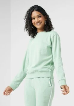 Contrast Side Paneled Sweatshirt Joggers Set -Minique Fashion Store 3 zoom desktop 395