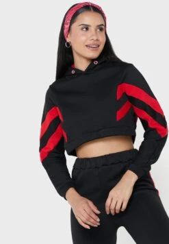 Contrast Side Panel Hoodie Joggers Set -Minique Fashion Store 3 zoom desktop 405