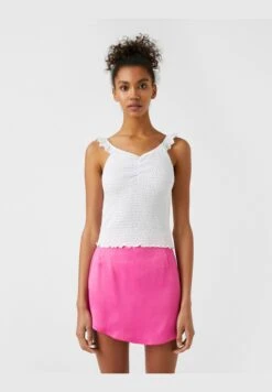 Koton V Neck Frill Tanktop -Minique Fashion Store 3 zoom desktop 892