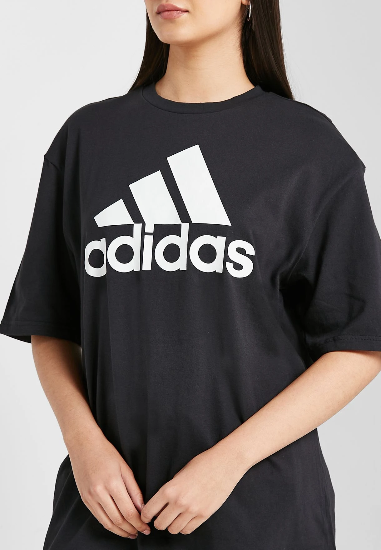 ADIDAS Essential Big Logo Boyfriend T-Shirt 3 ADIDAS Essential Big Logo Boyfriend T-Shirt - Image 3