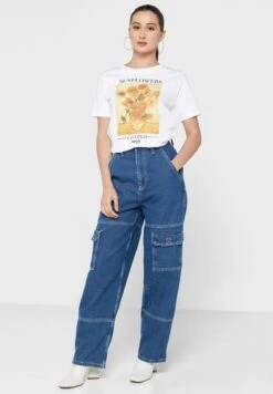 Round Neck Printed T-Shirt -Minique Fashion Store 4 zoom desktop 1010