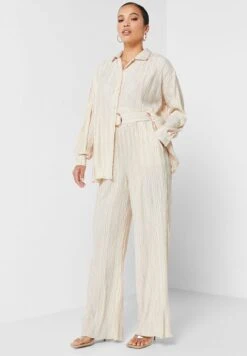 4TH & RECKLESS High Waist Plisse Pants -Minique Fashion Store 4 zoom desktop 117