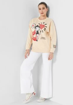 Betty Boop Round Neck Sweatshirt -Minique Fashion Store 4 zoom desktop 1193