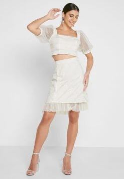 Printed Lace Detail Skirts -Minique Fashion Store 4 zoom desktop 1300