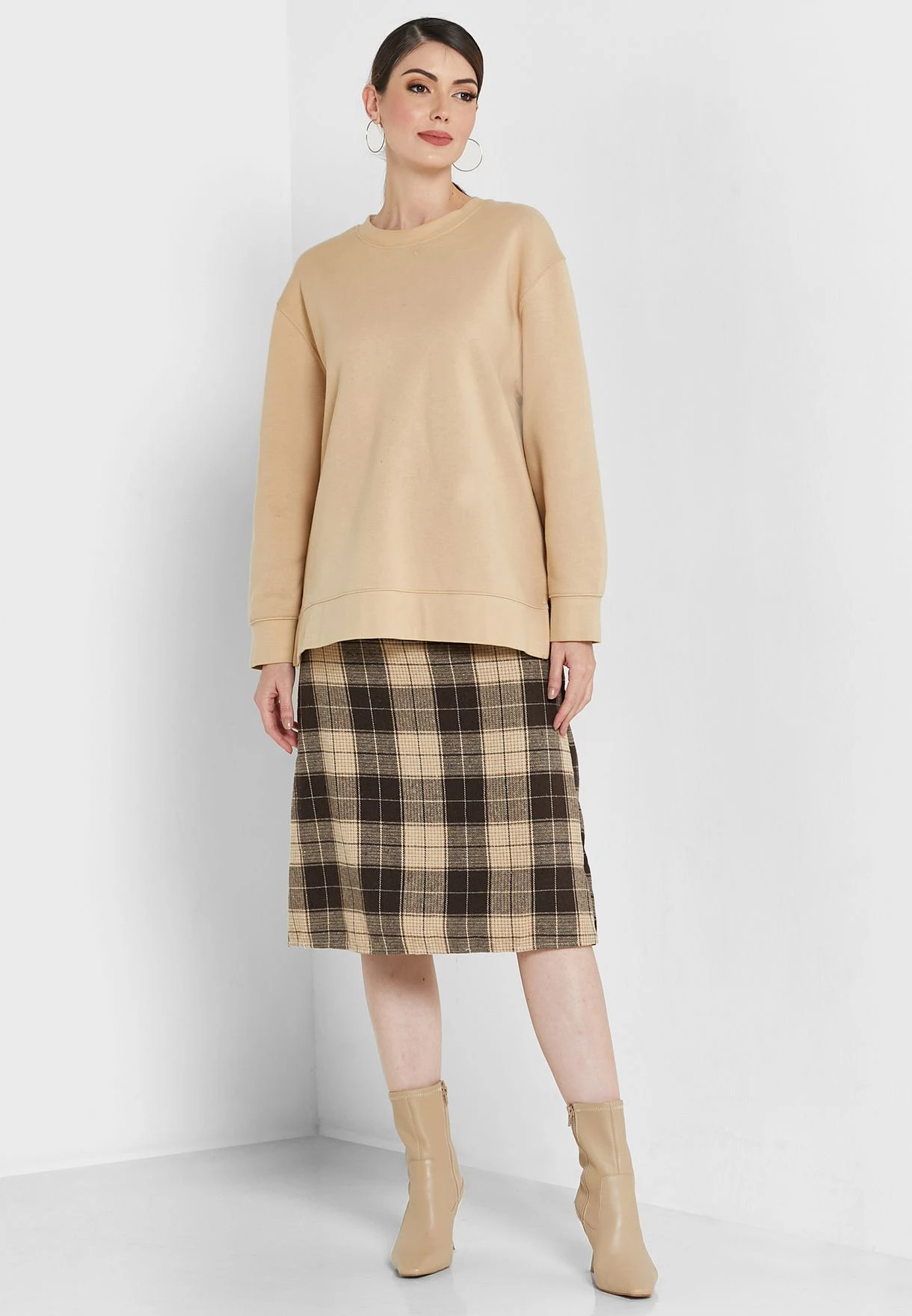 ELLA Checked Skirt 4 ELLA Checked Skirt - Image 4