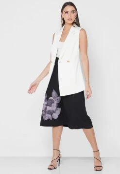 Floral Printed Tiered Skirt -Minique Fashion Store 4 zoom desktop 1774